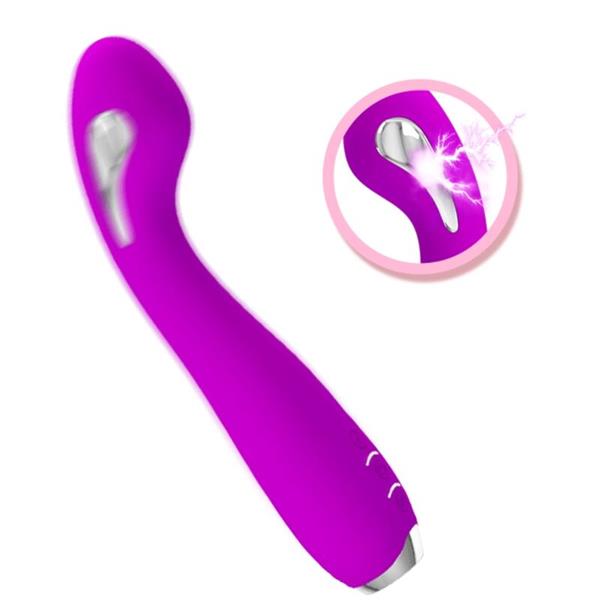 HECTOR RECHARGEABLE ELECTROSHOCK VIBRATOR WATERPROOF PURPLE