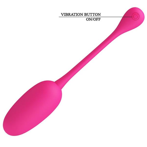 KNUCKER PINK RECHARGEABLE VIBRATING EGG