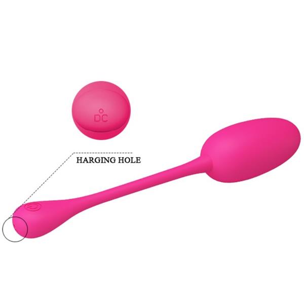 KNUCKER PINK RECHARGEABLE VIBRATING EGG