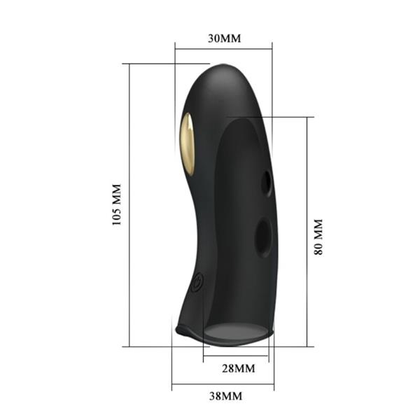 MARICO BLACK ELECTRO-STIMULATOR FINGER COVER