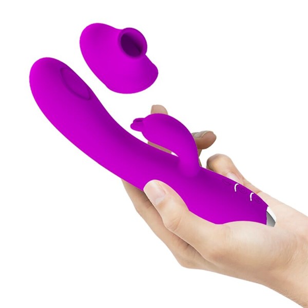 REGINA VIBRATOR - RECHARGEABLE STIMULATING WAVES PURPLE