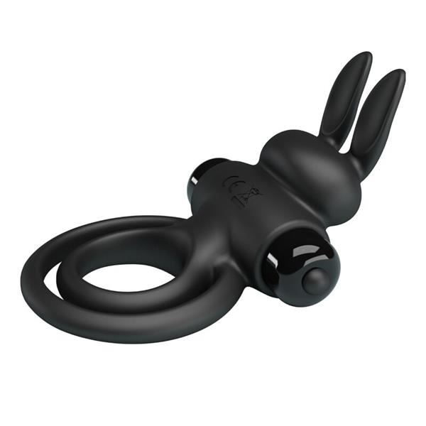 VIBRATOR III RABBIT RING FOR BLACK PENIS