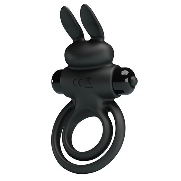 VIBRATOR III RABBIT RING FOR BLACK PENIS