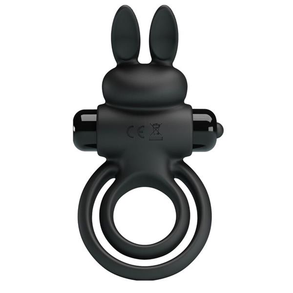 VIBRATOR III RABBIT RING FOR BLACK PENIS