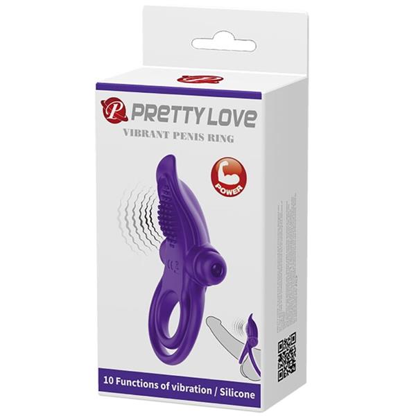 PURPLE VIBRIRAJOČA PENISOVA PRSTEN