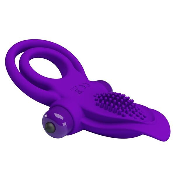 PURPLE VIBRIRAJOČA PENISOVA PRSTEN