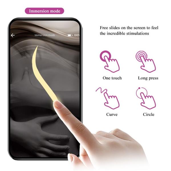 ELVIRA RECHARGEABLE VIBRATING BALLS PURPLE