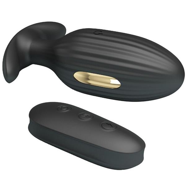 KELLY PLUG ANAL RECHARGEABLE VIBRATOR BLACK