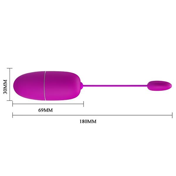 NYMPH VIBRATING EGG APP CONTROLLED PURPLE