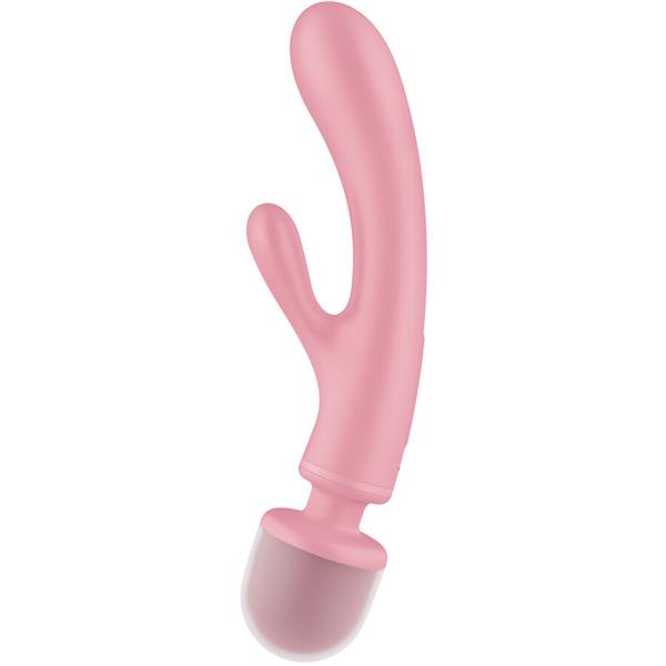 TRIPLE LOVER ZAJČEK VIBRATOR MASAŽER ROZA