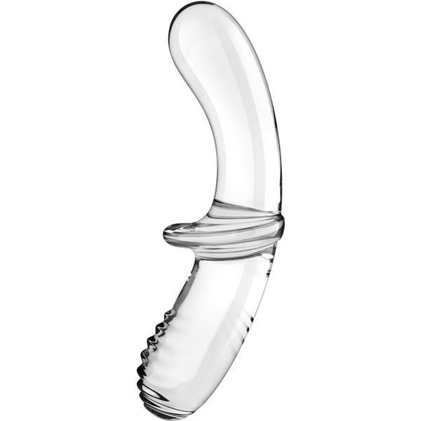 DOUBLE CRYSTAL DILDO TRANSPARENT