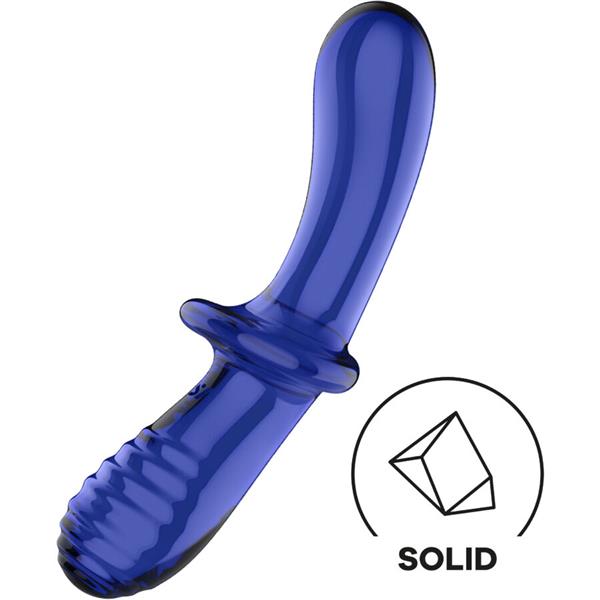 DOUBLE CRYSTAL DILDO TRANSPARENT