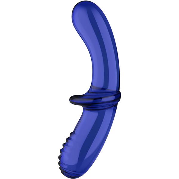 DOUBLE CRYSTAL DILDO TRANSPARENT