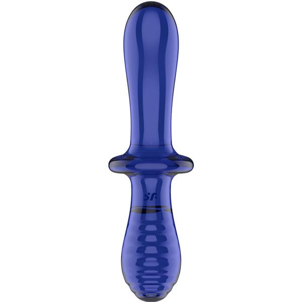 DOUBLE CRYSTAL DILDO TRANSPARENT