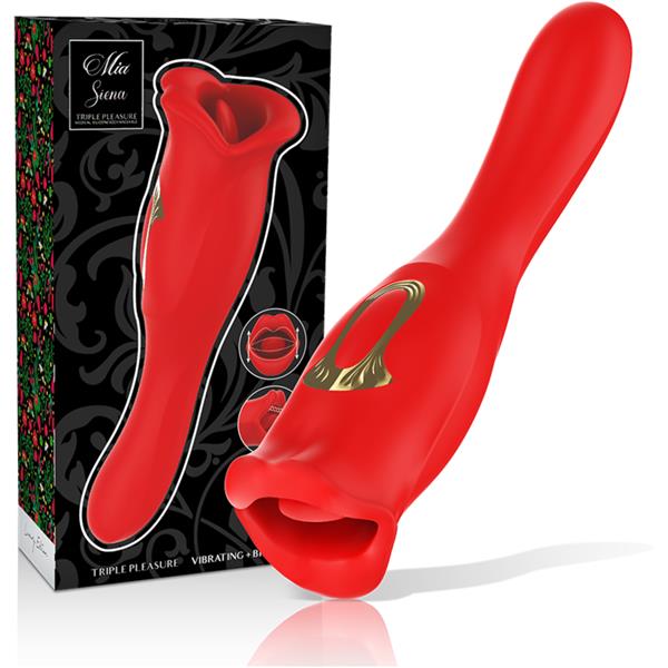 SIENA TRIPLE PLEASURE VIBRATING + BITING