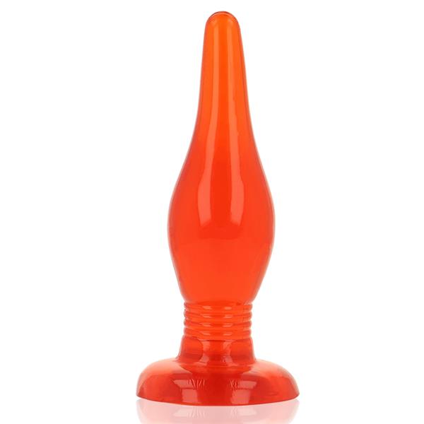 RDEČ MEHKA DOTIK ANALNI ČEP 14.2 CM