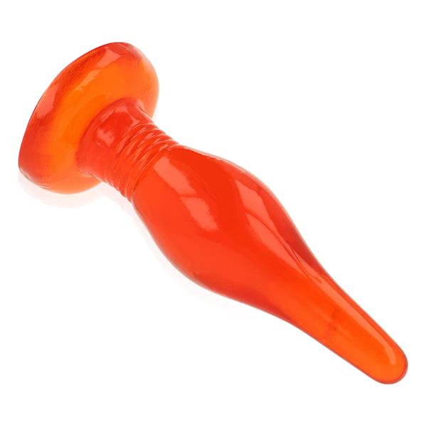 RDEČ MEHKA DOTIK ANALNI ČEP 14.2 CM
