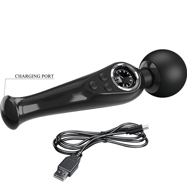 SKYLER VIBRATOR WAND BLACK