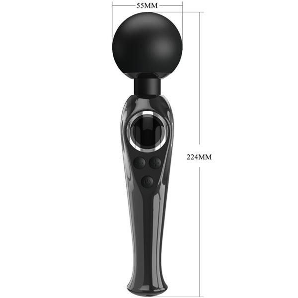 SKYLER VIBRATOR WAND BLACK