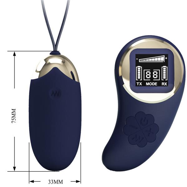 MINA VIBRIRAJUĆE JAJCE DALJINSKI UPRAVLJANJE PLAVO