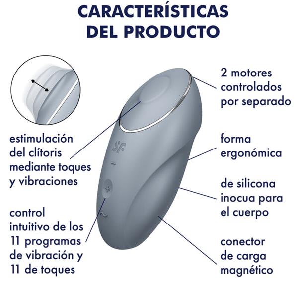 TAP & CLIMAX 1 LAY-ON VIBRATOR RED