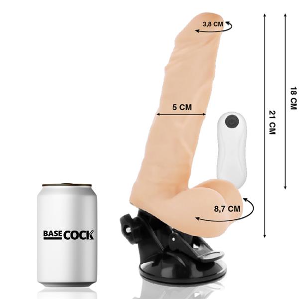 REALISTIČNI SAVITLJIV DALJINSKI KONTROLNI PENIS 21 CM -O- 5 CM