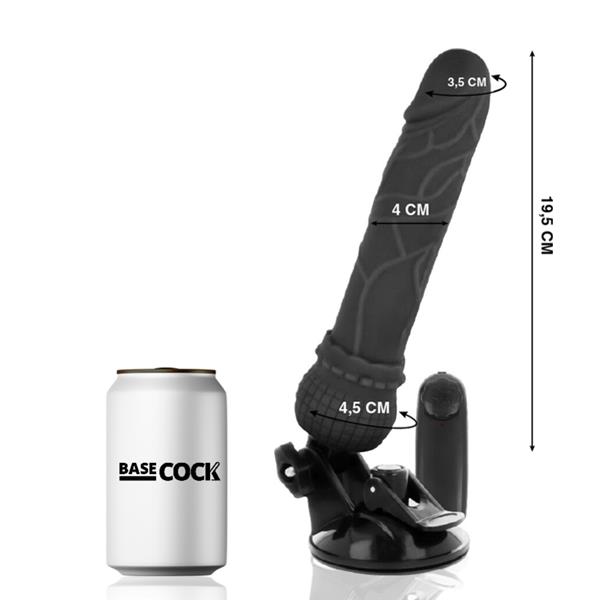 REALISTIC VIBRATOR REMOTE CONTROL FLESH 19.5 CM -O- 4 CM