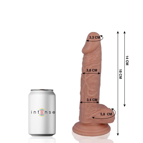 11 REALISTIC COCK 18 CM -O- 3.8 CM