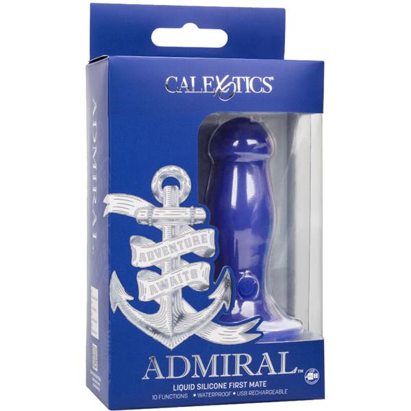 ADMIRAL FIRST MATE ANAL PLUG VIBRATOR BLUE