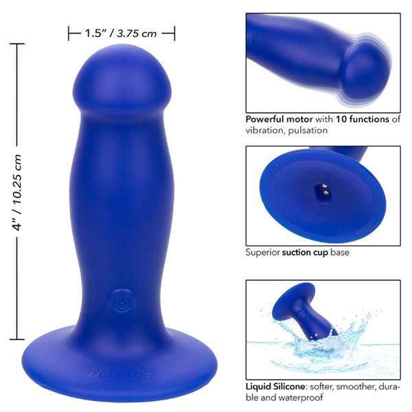 ADMIRAL FIRST MATE ANAL PLUG VIBRATOR BLUE