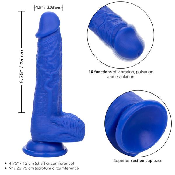 ADMIRAL SAILOR REALISTIC DILDO VIBRATOR BLUE
