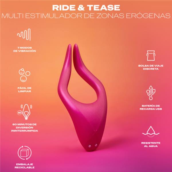 MULTI-STIMULATOR TOY RIDE & TEASE