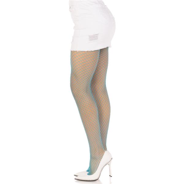 LYCRA FISHNNET PANTYHOSE BLUE