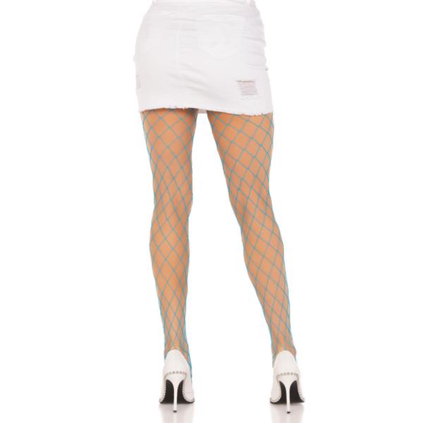 DIAMOND FISHNNET PANTYHOSE PINK