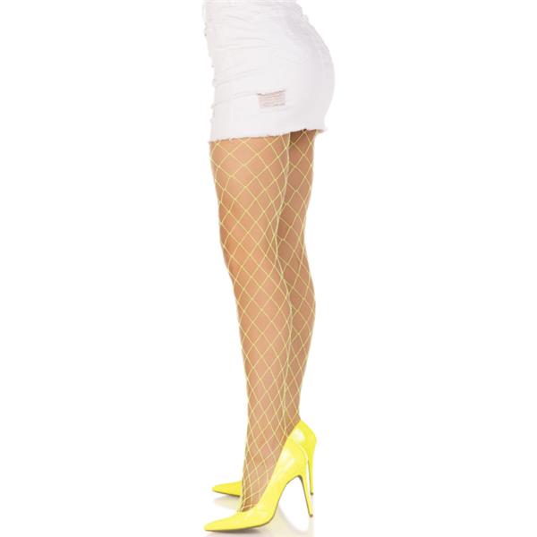 DIAMOND FISHNNET PANTYHOSE PINK