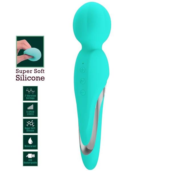 WALTER VIBRATOR WAND AQUA GREEN