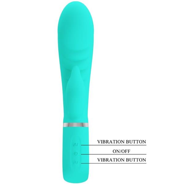 PRESCOTT MULTIFUNCTION G-SPOT VIBRATOR AQUA GREEN