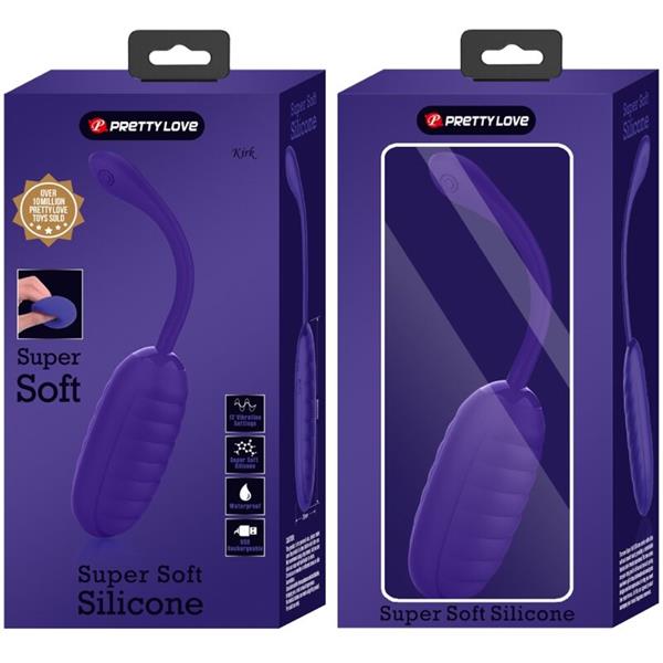 KIRK RECHARGEABLE VIBRATING EGG PURPLE