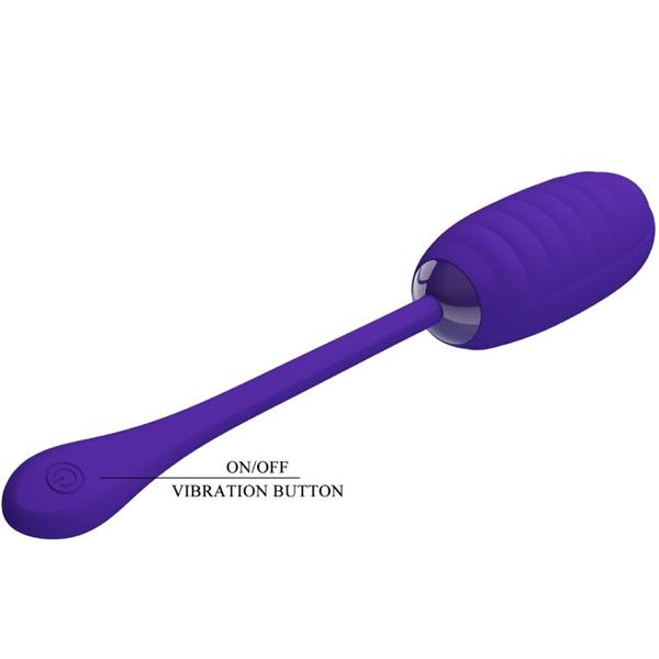 KIRK RECHARGEABLE VIBRATING EGG PURPLE