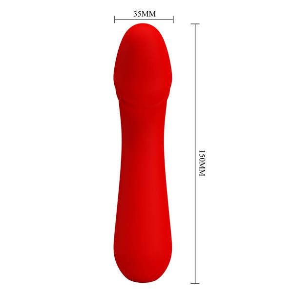 CETUS POLNILNI VIBRATOR RDEČ