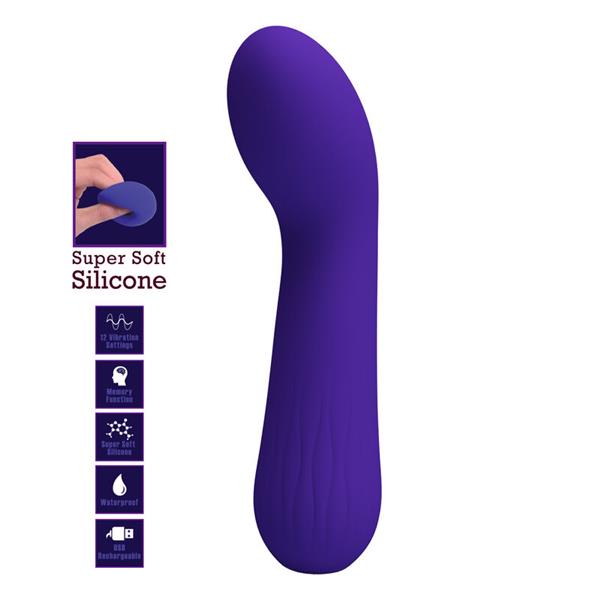 FAUN RECHARGEABLE VIBRATOR PURPLE