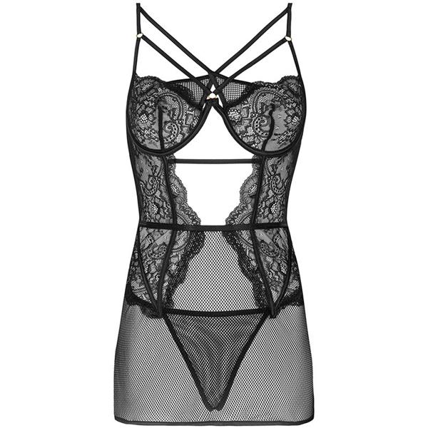 BARIRIN LC 90633 KOŠULJA + TANGICE CRNE