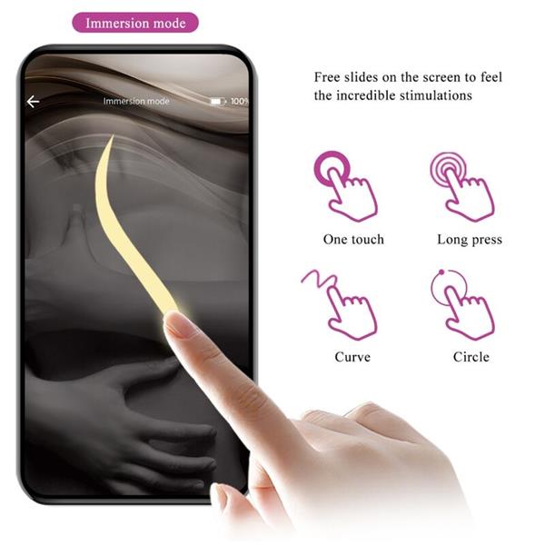 JAYLEEN VIBRATOR APP REMOTE CONTROL PURPLE