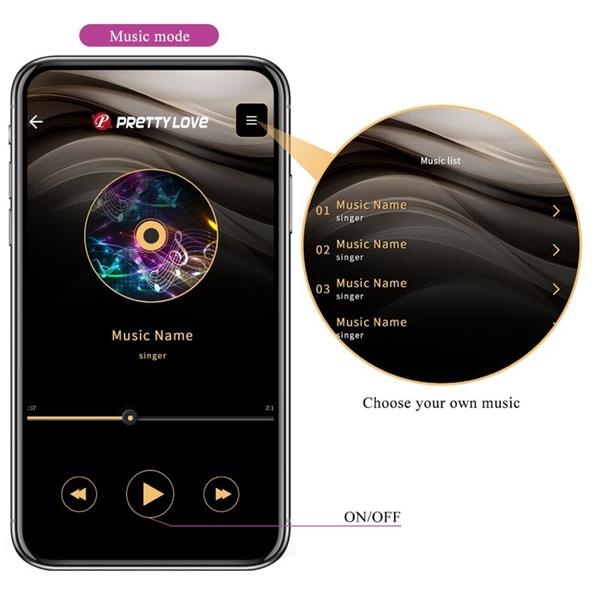 JAYLEEN VIBRATOR APP REMOTE CONTROL PURPLE