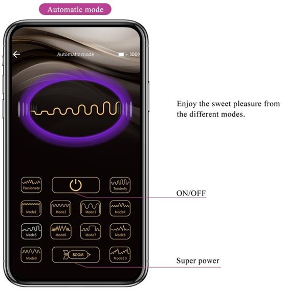 CATALINA VIBRATOR APP REMOTE CONTROL PURPLE
