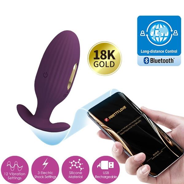 JEFFERSON APP CONTROLLED ANAL PLUG PURPLE