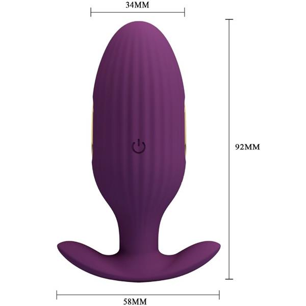 JEFFERSON APP CONTROLLED ANAL PLUG PURPLE