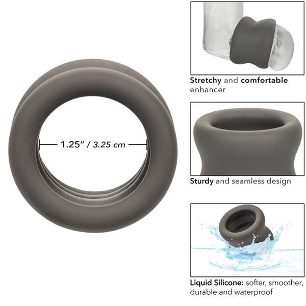 ALPHA SCROTUM STRETCHING RING BLACK