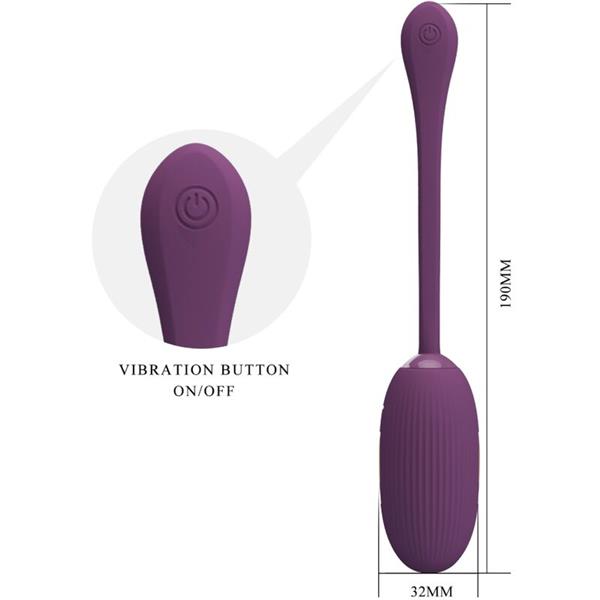 DOREEN PURPLE RECHARGEABLE VIBRATING EGG