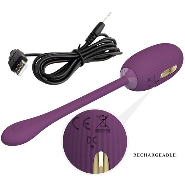 DOREEN PURPLE RECHARGEABLE VIBRATING EGG